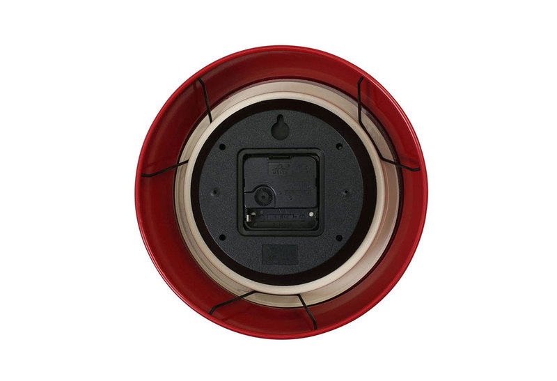 Interiors By Premier Red Metal Wall Clock Contemporary by Interiors By