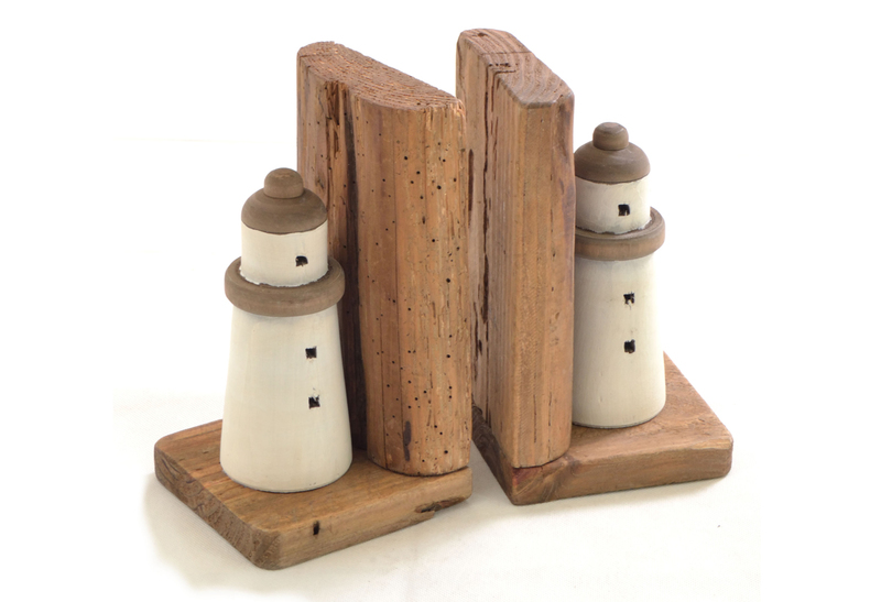 Lighthouse Bookends Rustic by Ancient Mariner Furniture REVEAL