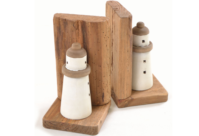 Lighthouse Bookends Rustic by Ancient Mariner Furniture REVEAL