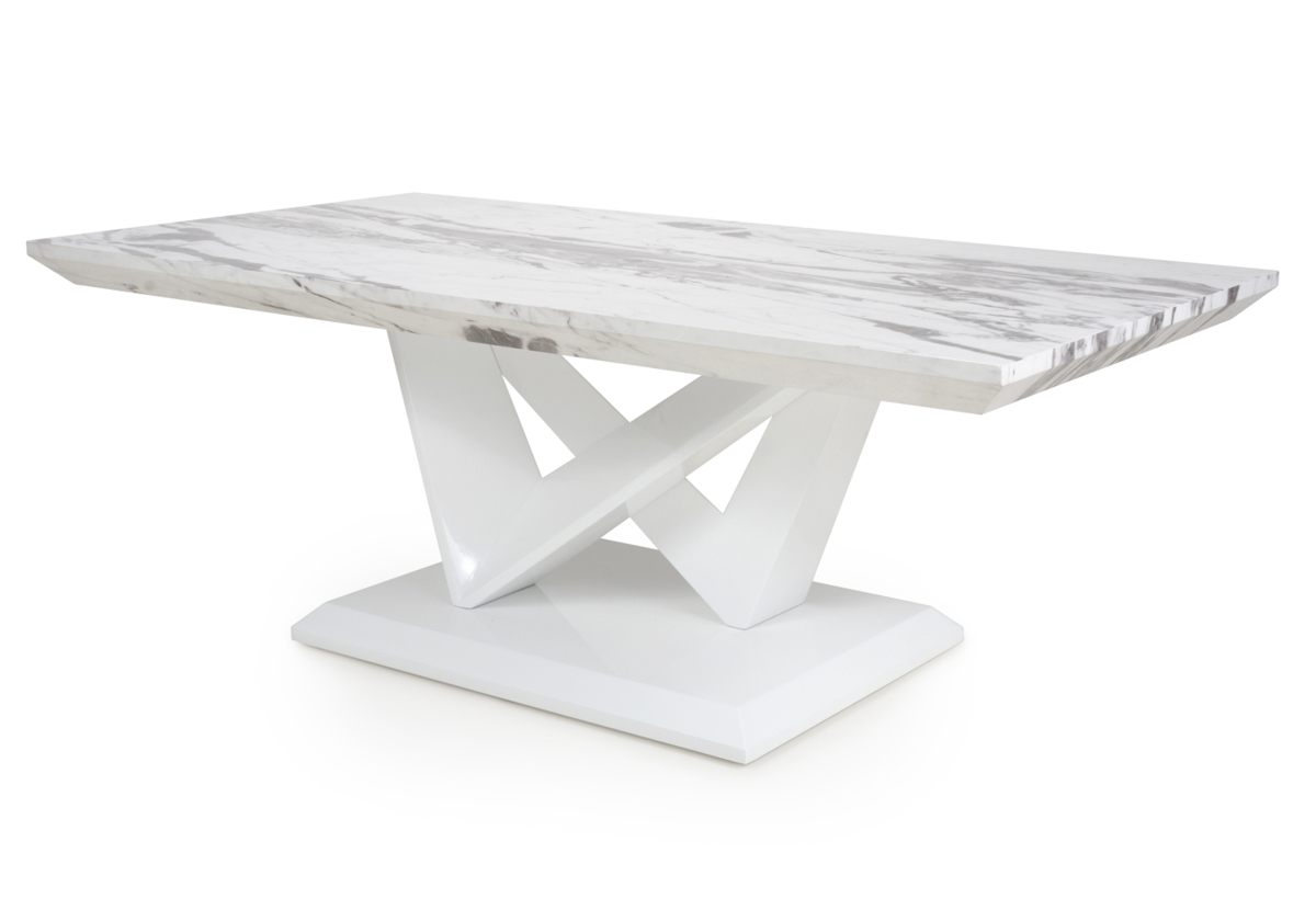 Saturn Marble Effect Top Coffee Table Contemporary by Shankar REVEAL