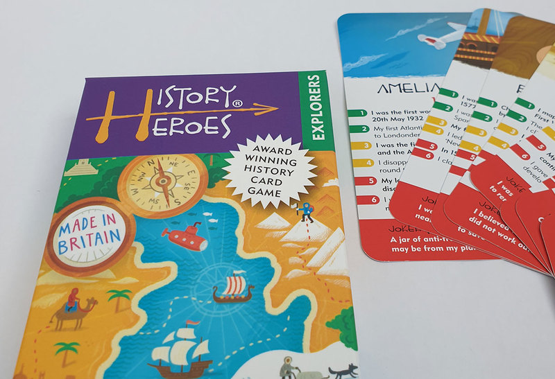 History Heroes Explorers Card Game Contemporary by History Heroes REVEAL