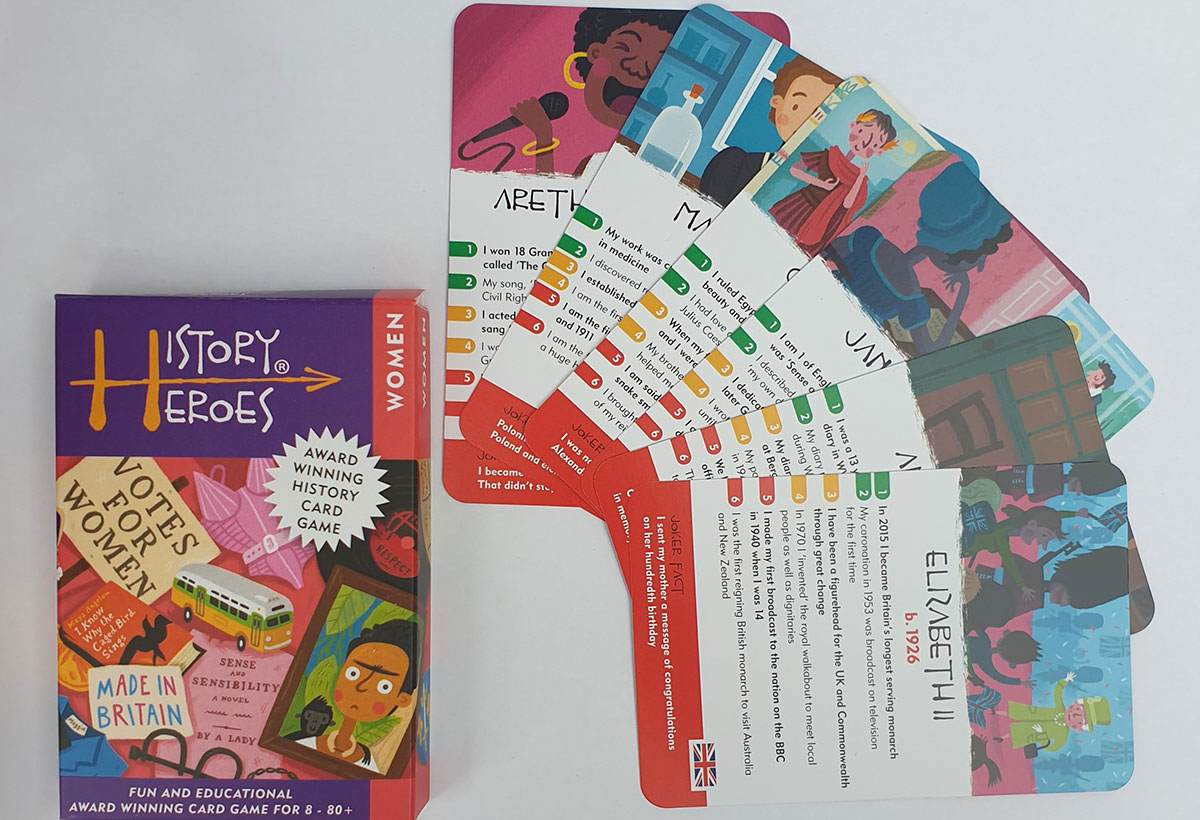 History Heroes Women Card Game Contemporary by History Heroes REVEAL